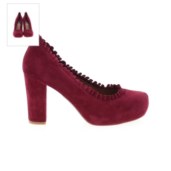 Jeffrey Campbell Wine burgundy Pumps - Picture 6 of 8